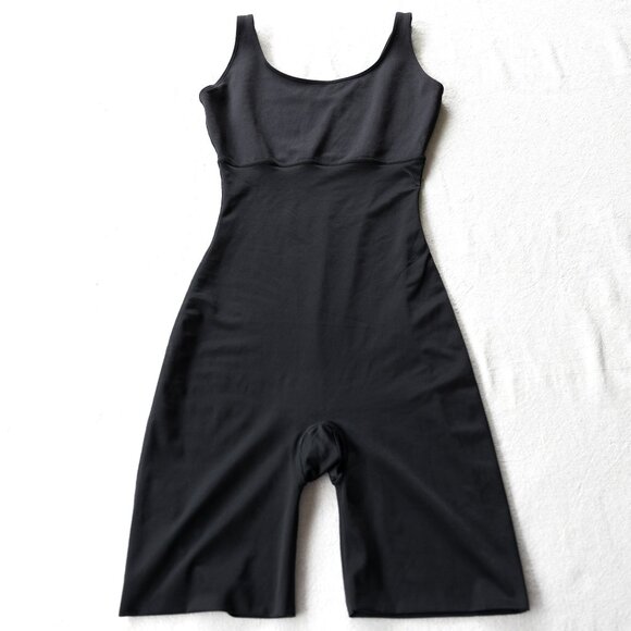 Black Spanx Shapewear Bodysuit | Minimalist Clean Girl | Pilates Princess - Picture 1 of 6